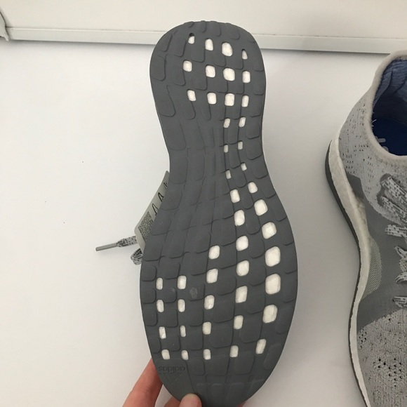 Adidas Pure Boost X Element Gray Running Shoes - Picture 7 of 8